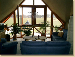 Blick aus dem Wohnzimmerfenster